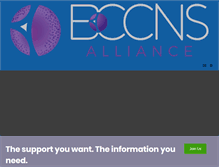 Tablet Screenshot of bccns.org